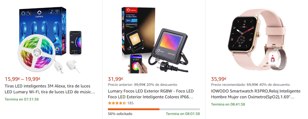 Descuentos de primavera- tipo Ofertas Flash