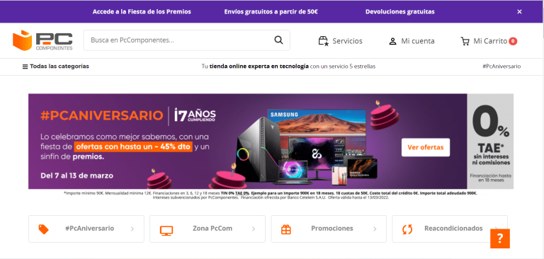 PcComponentes marketplace