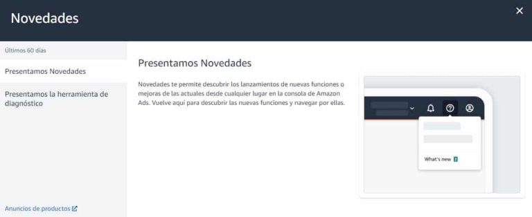 Novedades Amazon Ads