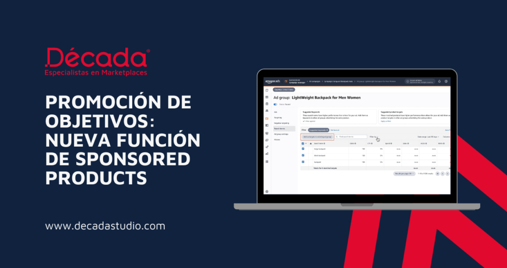 Sponsored Products - objetivos de alto rendimiento