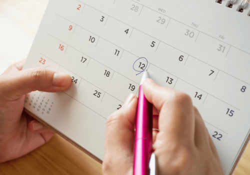 Calendario de actividades